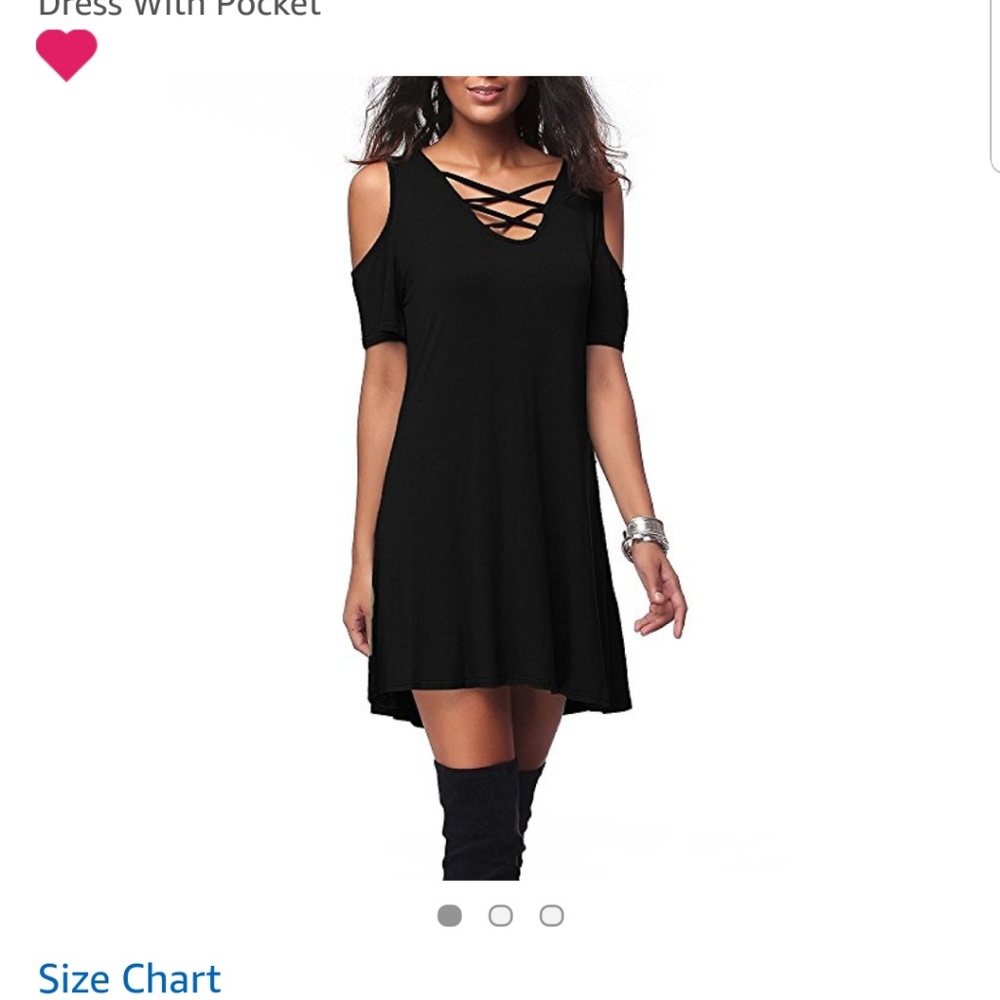 Tshirt dress with Pockets S New Hot Topic
